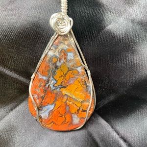Wild Red Canyon Jasper Pendant